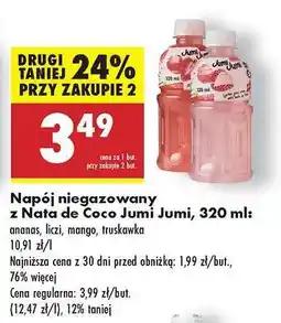 Biedronka Napój niegazowany z Nata de Coco Jumi Jumi, 320 ml oferta