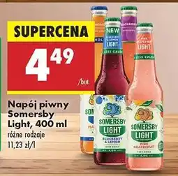 Biedronka Napój piwny Somersby Light, 400 ml oferta