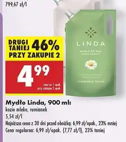 Biedronka Mydło Linda, 900 ml oferta