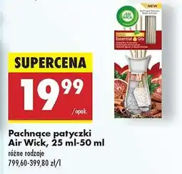 Biedronka Pachnące patyczki Air Wick, 25 ml-50 ml oferta