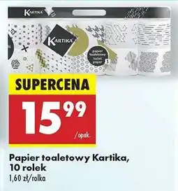 Biedronka Papier toaletowy Kartika, 10 rolek oferta