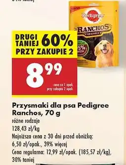 Biedronka Przysmaki dla psa Pedigree Ranchos, 70 g oferta