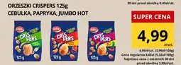 Supeco Orzeszki Crispers o smaku cebulka, papryka, jumbo hot Felix oferta