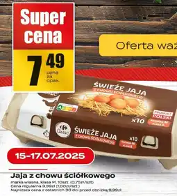 Supeco Jajka z chowu ściółkowego 10 szt. Supeco oferta