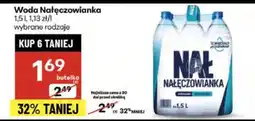 Delikatesy Centrum Woda mineralna Nałęczowianka oferta