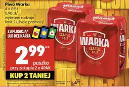 Delikatesy Centrum Piwo Warka oferta