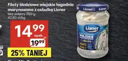 Delikatesy Centrum Filety śledziowe Lisner oferta