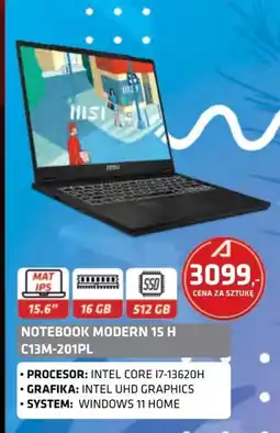 Alsen Notebook MSI oferta