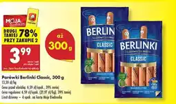 Biedronka Parówki Berlinki oferta