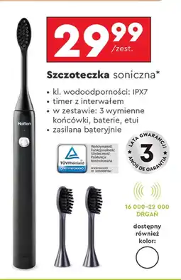 Biedronka Szczoteczka soniczna Hoffen oferta