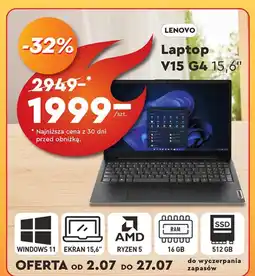 Biedronka Laptop Lenovo oferta