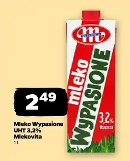 Netto Mleko wypasione UHT 3,2% Mlekovita oferta
