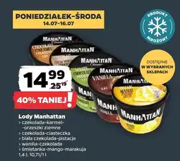 Netto Lody Manhattan czekolada-karmel-orzeszki ziemne oferta