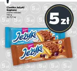 Netto Ciastka Jeżyki Goplana różne rodzaje oferta