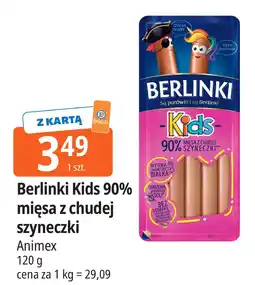 E.Leclerc Parówki Berlinki Kids z chudej szyneczki oferta
