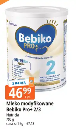 E.Leclerc Mleko modyfikowane Bebiko Pro+ 2/3 Nutricia oferta