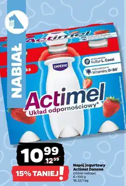 Netto Napój jogurtowy Actimel Danone oferta