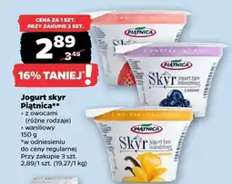 Netto Jogurt skyr Piątnica oferta
