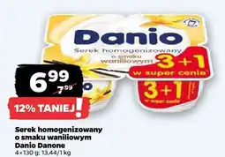Netto Serek homogenizowany o smaku waniliowym Danio Danone oferta