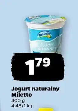 Netto Jogurt naturalny Miletto oferta