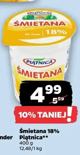 Netto Śmietana 18% Piątnica oferta