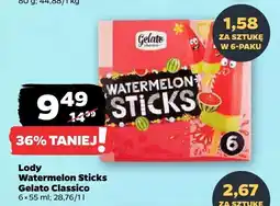 Netto Lody Watermelon Sticks Gelato Classico oferta