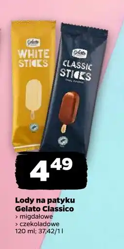 Netto Lody na patyku Gelato Classico migdałowe oferta