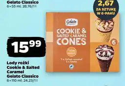 Netto Lody rożki Cookie & Salted Caramel Gelato Classico oferta