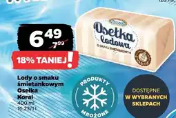 Netto Lody o smaku śmietankowym Oselka Koral oferta