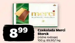Netto Czekolada Merci Storck różne rodzaje oferta