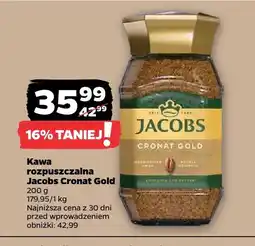 Netto Kawa rozpuszczalna Jacobs Cronat Gold oferta