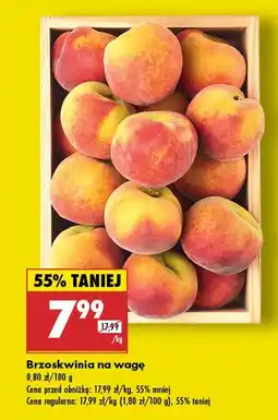 Biedronka Brzoskwinia na wagę Biedronka oferta
