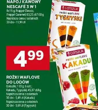 Stokrotka Rożki waflowe do lodów Gotszlik oferta