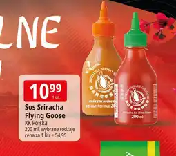E.Leclerc Sos sriracha black pepper Flying Goose oferta