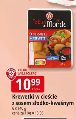 E.Leclerc Krewetki w cieście z sosem słodko-kwaśnym Wiodąca Marka Tables Du Monde oferta