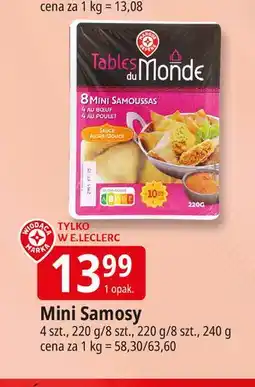 E.Leclerc Samosy mini Wiodąca Marka Tables Du Monde oferta