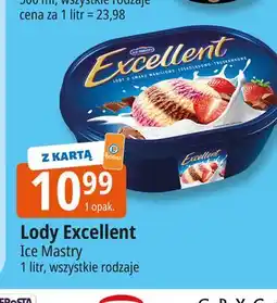 E.Leclerc Lody truskawkowo-śmietankowo-czekoladowe Ice Mastry Excellent oferta