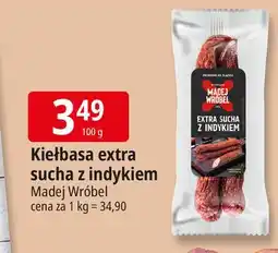 E.Leclerc Kiełbasa sucha z indyka Madej & Wróbel oferta