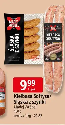 E.Leclerc Kiełbasa śląska z szynki Madej & Wróbel oferta