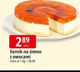 E.Leclerc Sernik na zimno z owocami oferta