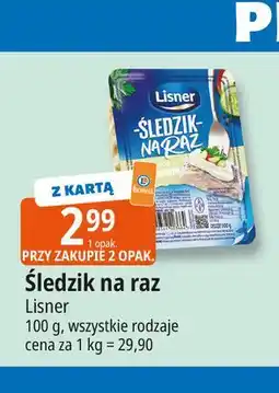 E.Leclerc Śledzik na raz w sosie śmietanowym Lisner Na Raz oferta