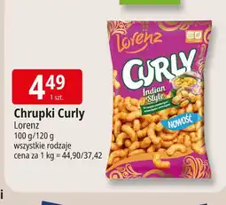 E.Leclerc Chrupki indian style Lorenz Curly oferta