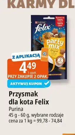E.Leclerc Karma dla kotów original mix Purina Felix Party Mix oferta