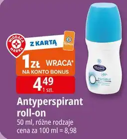 E.Leclerc Dezodorant nie pozostawia śladów Wiodąca Marka Manava oferta
