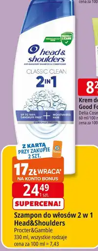 E.Leclerc Szampon z odżywką classic clean Head&Shoulders oferta