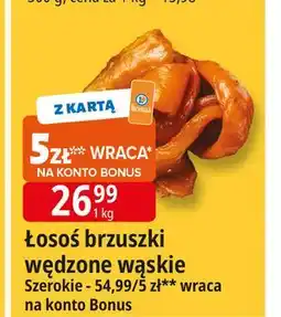 E.Leclerc Brzuszki z łososia wędzone szerokie oferta