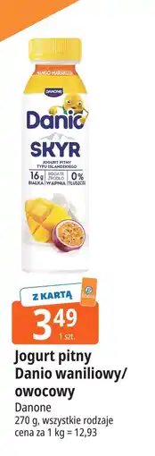 E.Leclerc Jogurt skyr mango-marakuja Danone Danio oferta