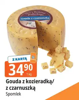 E.Leclerc Ser gouda z czarnuszką Spomlek oferta