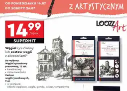 Biedronka Zestaw węgli rysunkowych Loozz Art oferta