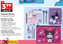 Biedronka Zestaw przyborów szkolnych kuromi oferta